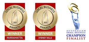 Image of Local Business Awards WINNER and Small Business Awards CHAMPION